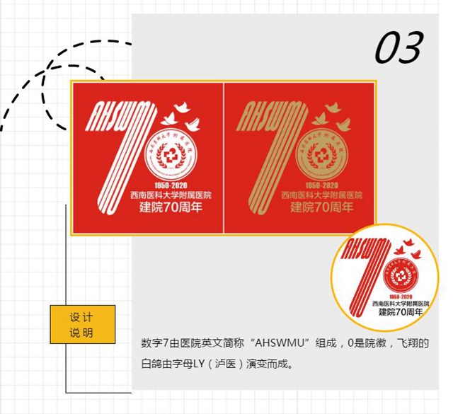 西南醫(yī)大附院70周年院慶logo，由你來定！(圖3)