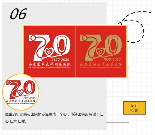 西南醫(yī)大附院70周年院慶logo，由你來定！(圖6)