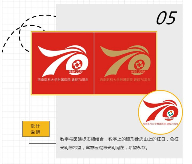 西南醫(yī)大附院70周年院慶logo，由你來定！(圖5)