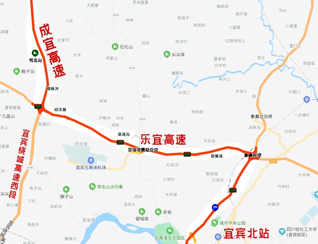 免費跑！成宜高速即將試通車！宜賓4條路線可上高速！這樣走……(圖5)